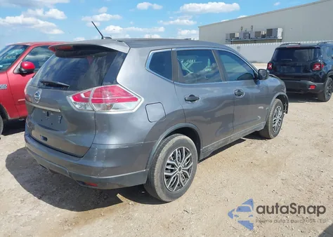 2016 Nissan Rogue S из США, поврежденный, VIN KNMAT2MT2GP613783